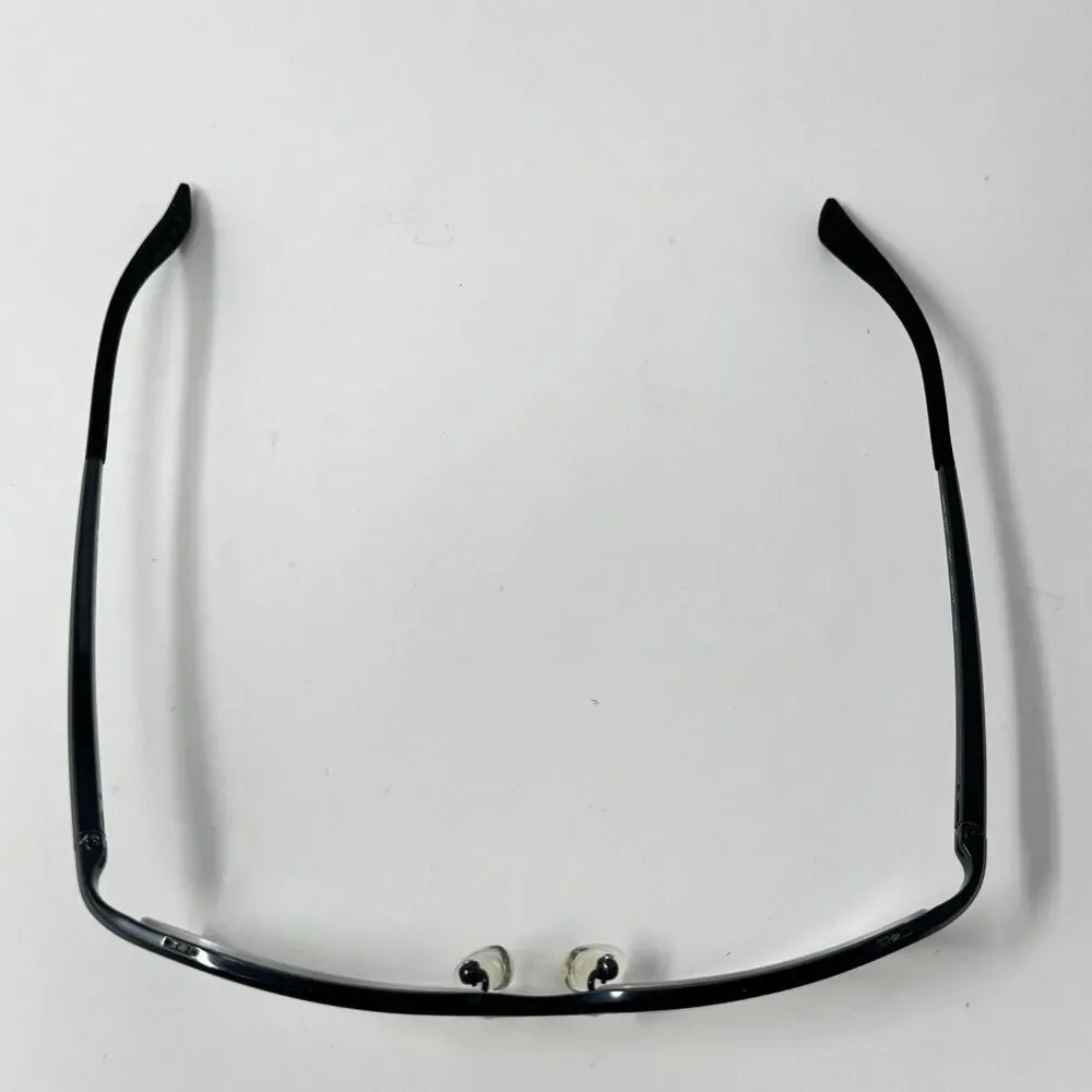 Nike Titanium 6037 001 Black Semi Rimless Eyeglass Frames 53-17-135